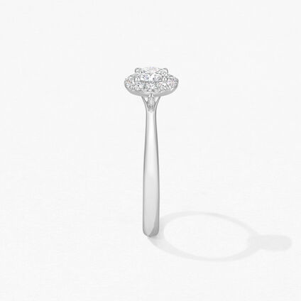 Vela Halo Ring, Platinum, large