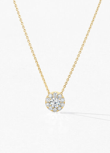 Fulfillment Pendant Necklace, 18K Yellow Gold, large