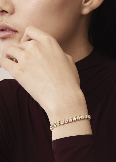 LU Droplet Bracelet, 18K Rose Gold, large