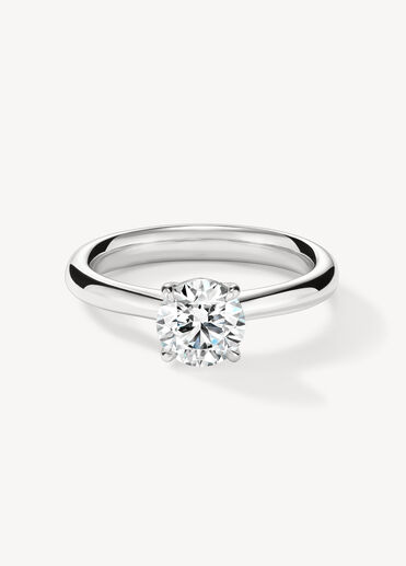 Illustrious Hidden Halo Engagement Ring, , large