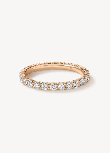 Signature Eternity Band, 18K Rose Gold, large