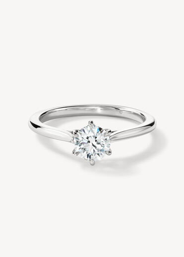 Camilla 6 Prong Engagement Ring, , large