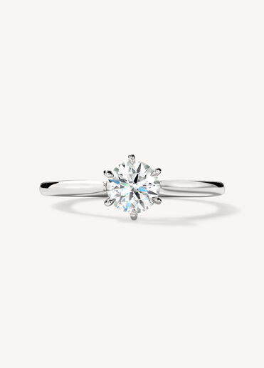 Camilla 6 Prong Engagement Ring, , large