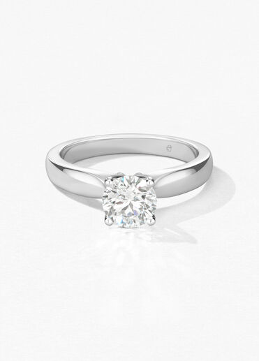 Serenity Solitaire Engagement Ring, , large