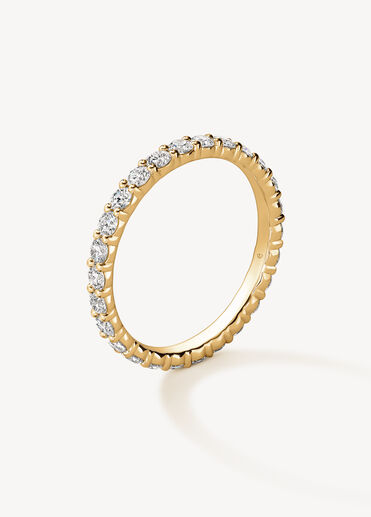 Signature Eternity Band, 18K Yellow Gold, large