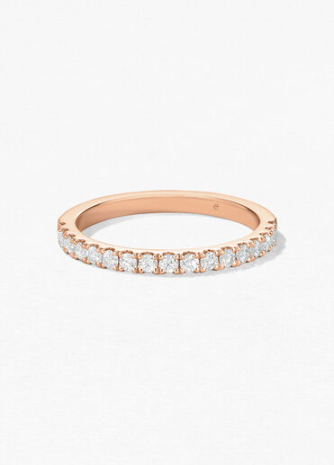 Transcend Premier Diamond Band, 18K Rose Gold, large