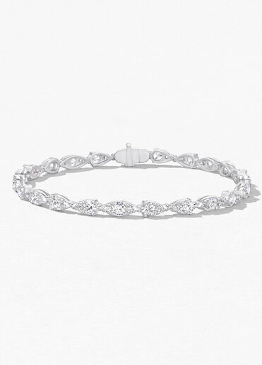 Aerial Dewdrop Line Bracelet Medium, , large