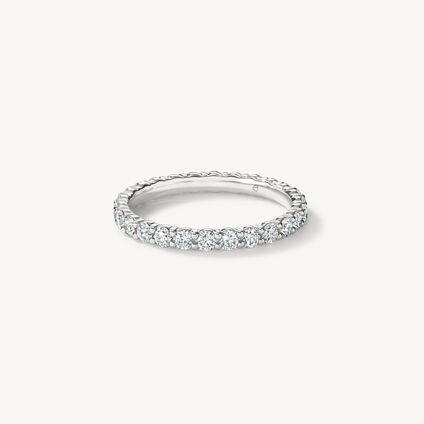 Signature Eternity Band, 18K 白金, large