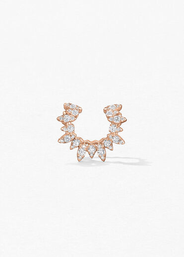 Aerial Sunburst Ear Cuff, 18K Rose Gold, large