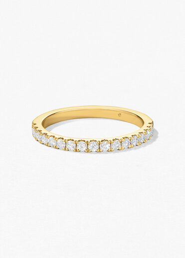 Transcend Premier Diamond Band, 18K Yellow Gold, large