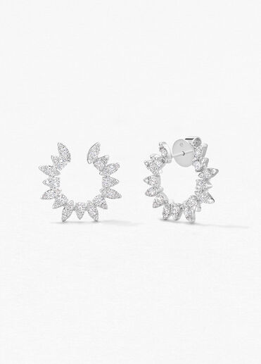 Aerial Sunburst Wrap Earring Small, , large